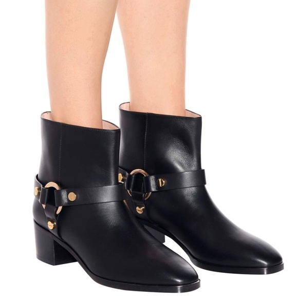 Stuart Weitzman Shoes - Stuart Weitzman Black Expert Harness Boot
